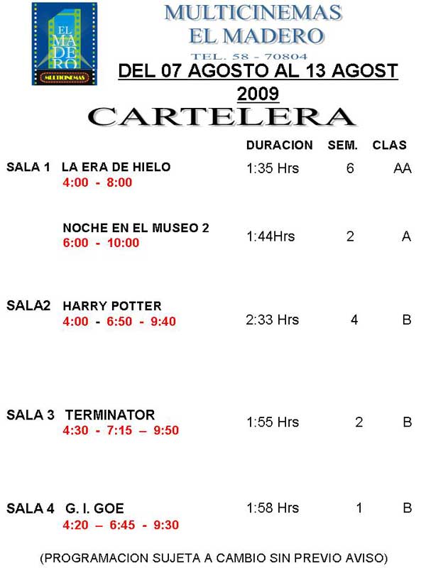 cartelera-huatulco