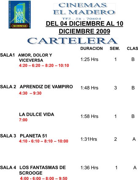 cartelera
