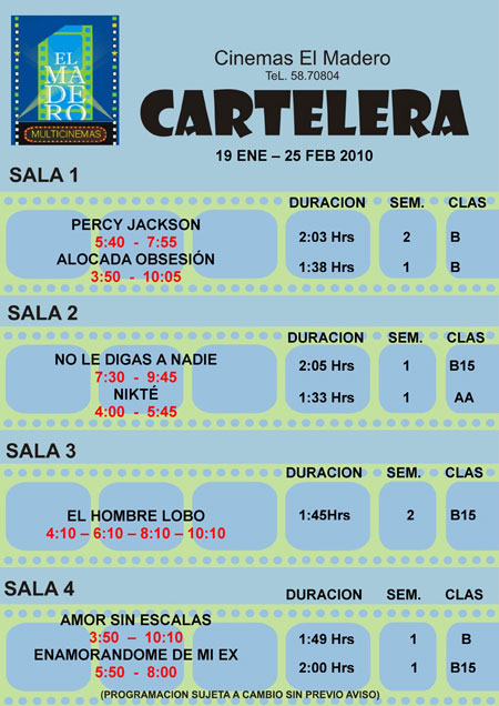 cartelera-el-madero