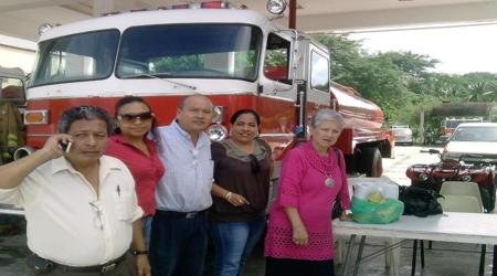 patronato de bomberos de huatulco,abre centro de acopio