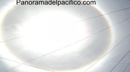 anillo del sol del Halo Solar