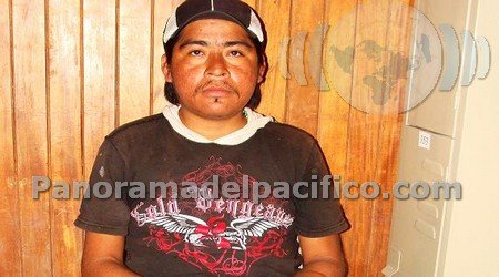 Detenido por el delito de robo calificado con violencia.
