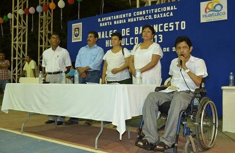Celebran finales de basquetbol en Huatulco