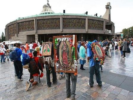México celebro 482 años de la aparición de la virgen de Guadalupe
