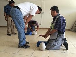 IEPC capacita a Brigada de Primeros Auxilios del Instituto Catastral