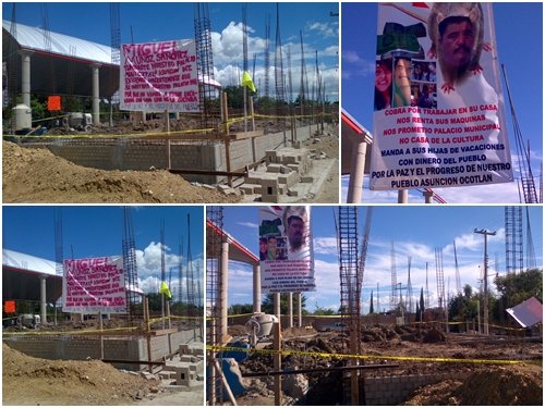 Pobladores apedrean a un edil de oaxaca