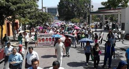 Menú de marchas y bloqueos para Oaxaca
