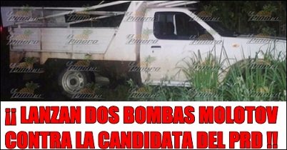 atentado contra candidata perredista