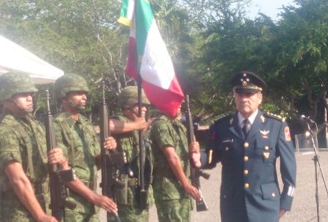 Alejandro Saavedra Hernández, comandante de la 35 Zona Militar, con sede en Chilpancingo.