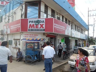 Asalto a casa de Empeño Prendamex en Juchitán