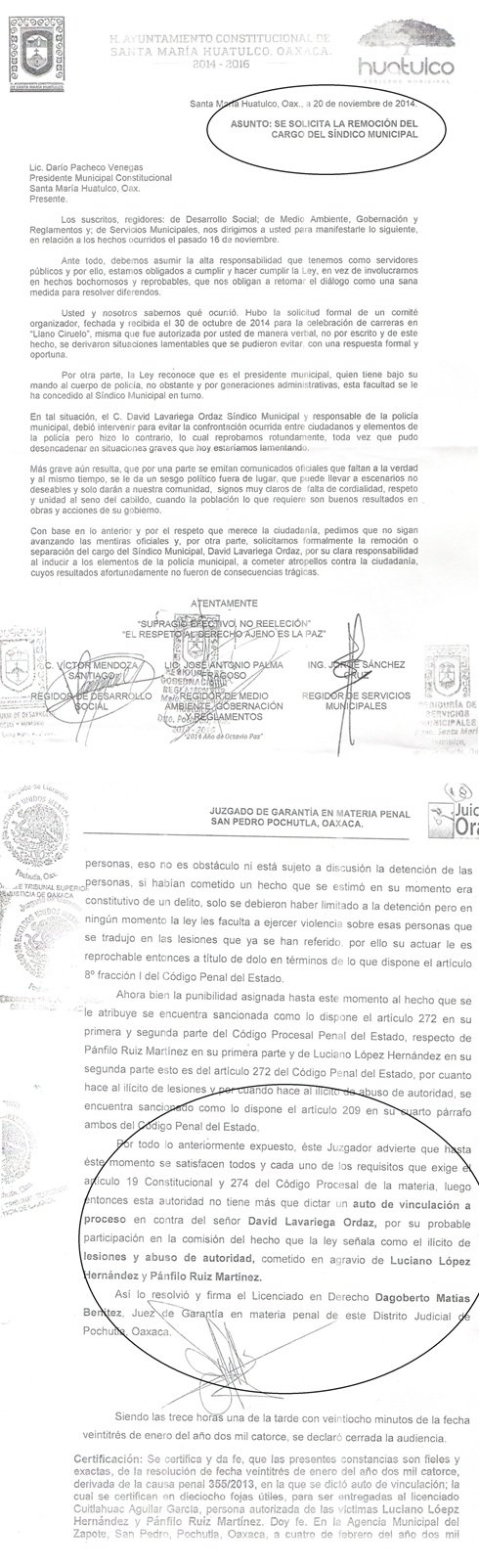 REGIDORES EXIGEN RUEDE LA CABEZA DEL SINDICO MUNICIPAL DAVID LAVARIEGA.