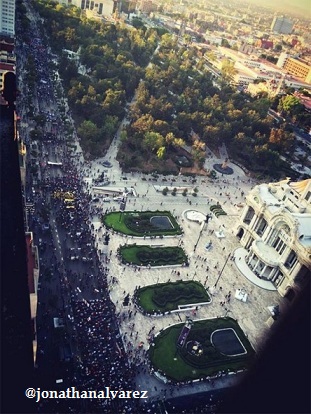 Así se vivió la marcha del 1 de diciembre por caso Ayotzinapa