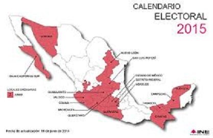7 de junio se elegirán nueve gobernadores, 500 diputados federales y congresos locales y ayuntamientos en 17 entidades de la República Mexicana