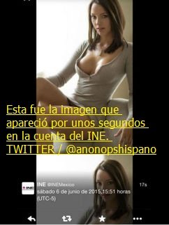 Hackean' el Twitter del INE