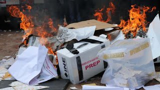 Se eleva a 264 las casillas robadas o destruidas en Oaxaca