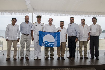 Recibe Playa Chahué ratificación del galardón internacional Blue Flag