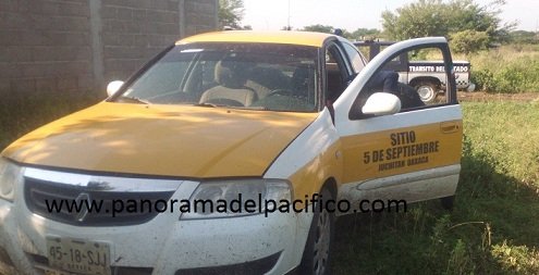 Abandonaron un taxista en Juchitán
