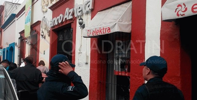 Saquean tienda Elektra en centro histórico de Oaxaca3