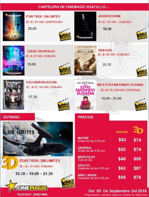 Cartelera Cine Magic