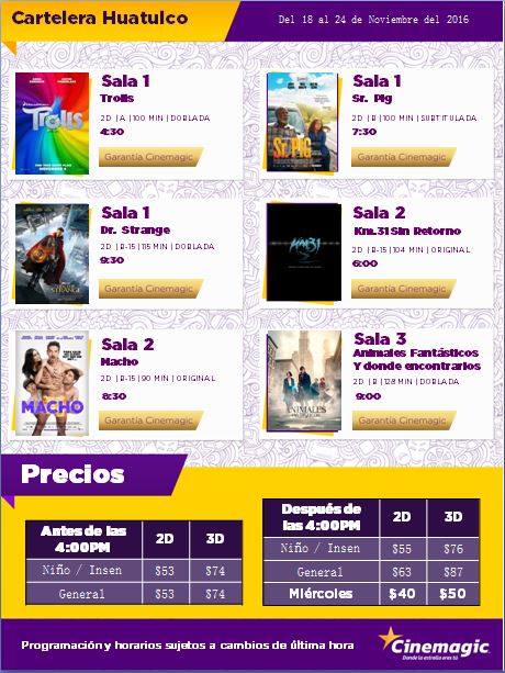 Cartelera Cine Magic