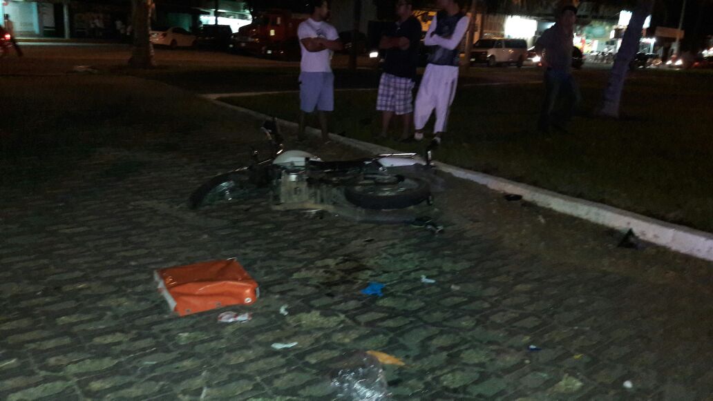 Accidente automovilistico sobre el boulevard Chahue