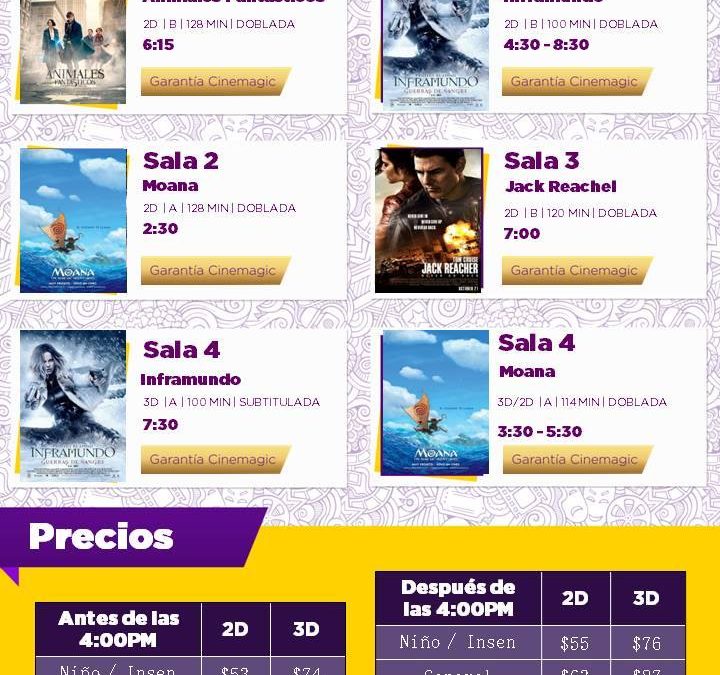 Cartelera Cine Magic