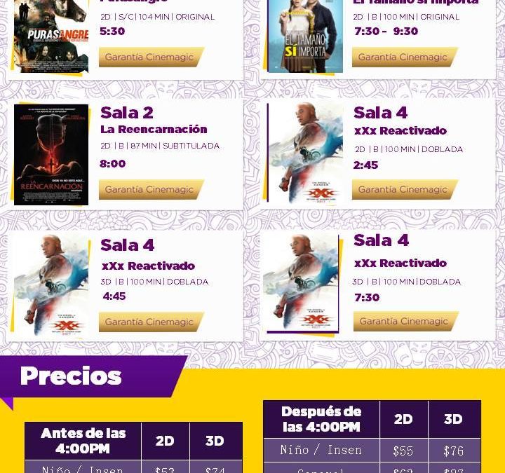 Cartelera Cine Magic