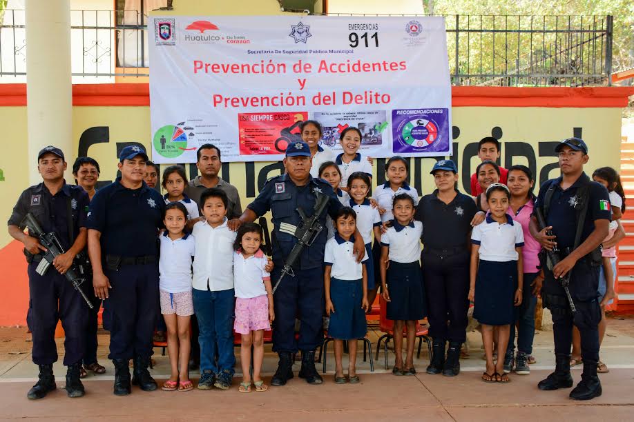 Gobierno de Huatulco arranca Campaña para la Prevención de Accidentes y Delitos