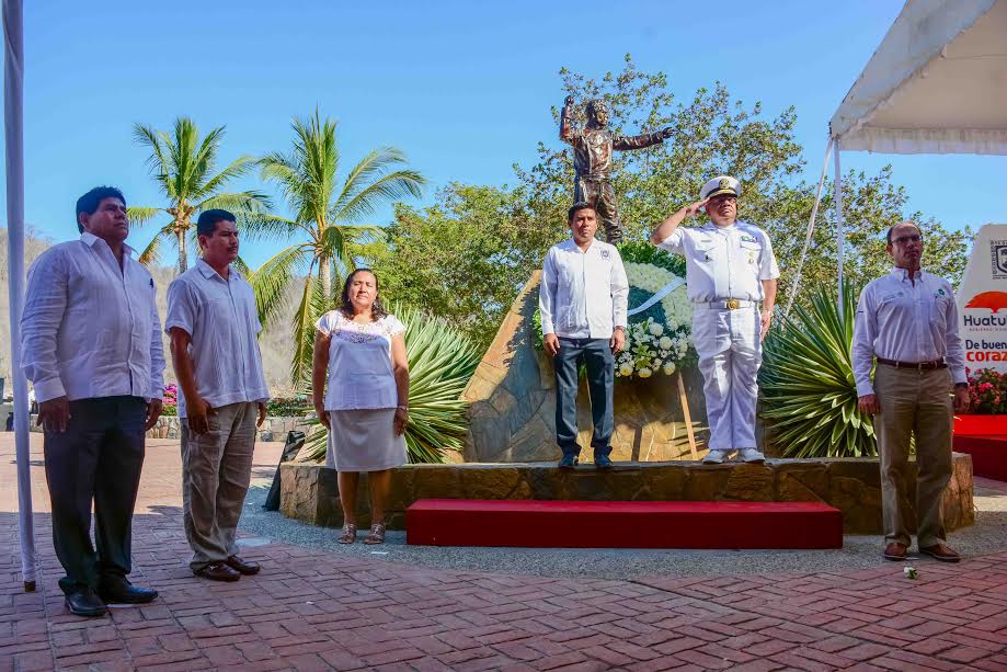 Gobierno de Huatulco conmemora el 186 Aniversario luctuoso del Gral. Vicente Guerrero