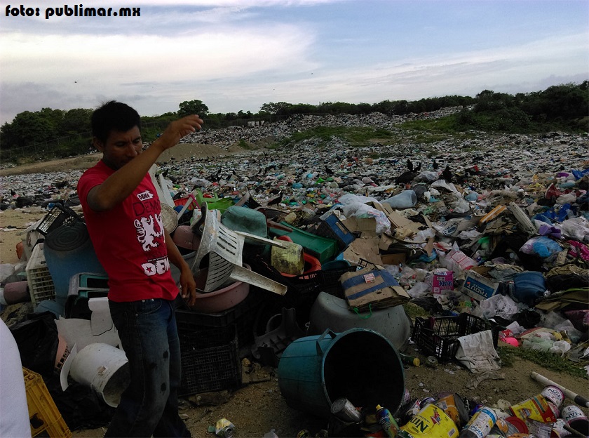 Tapan basurero pobladores de La Ciénega, Pochutla