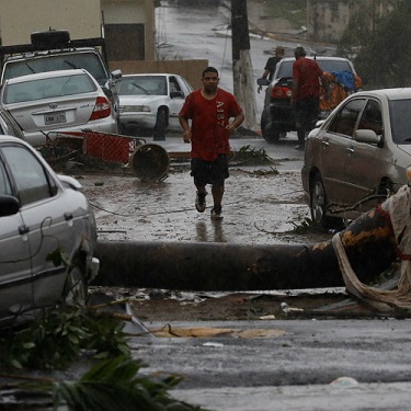 Devastación en Puerto Rico tras el paso del huracán María