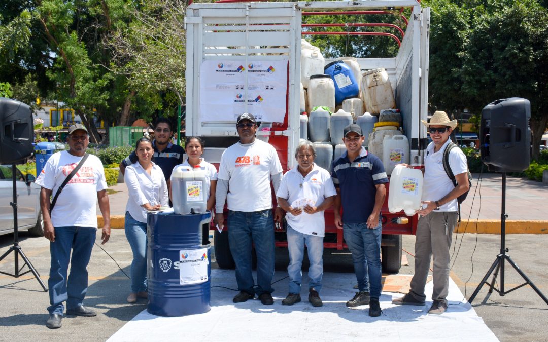 Mantienen acopio de aceites vegetales quemados en Huatulco
