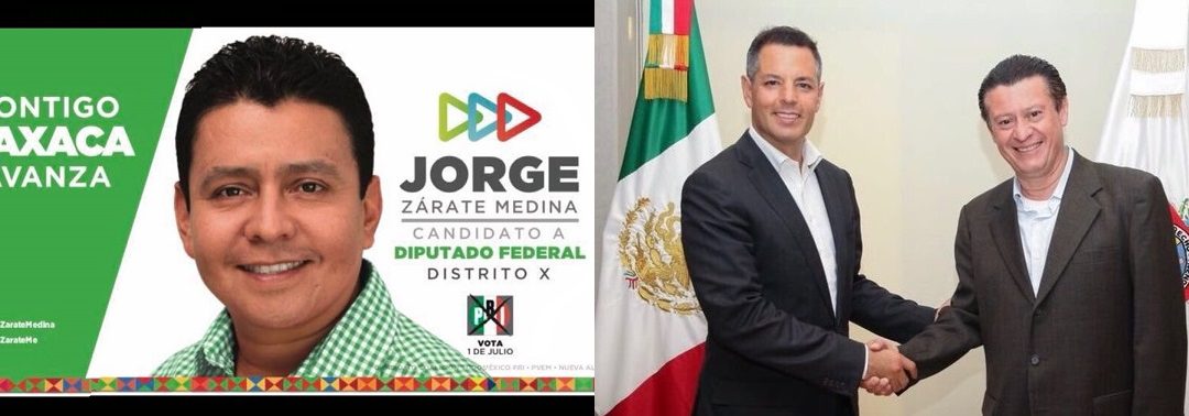 Denuncia corrupción del Pri, a favor candidato a la dip. Jorge Zárate Medina