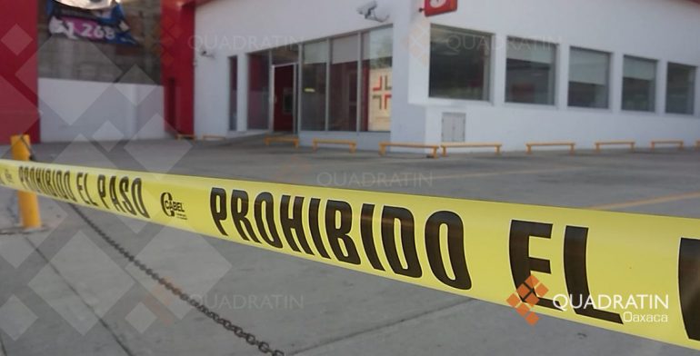 Detonan artefacto explosivo en sucursal bancaria de Oaxaca
