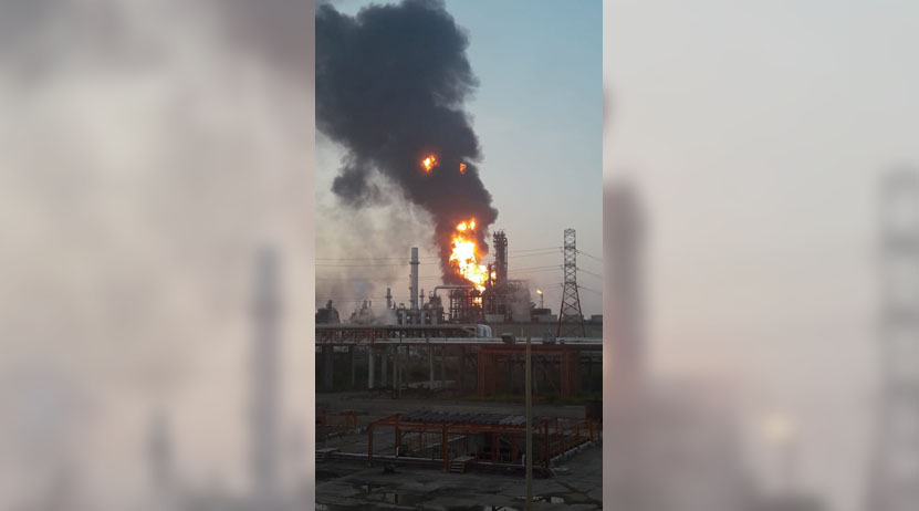 Explosión planta de azufre en la refineria Minatitlan