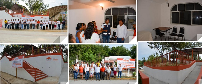 Gobierno de Huatulco inaugura obra pública en Hacienda Vieja