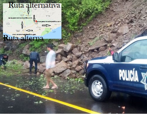 Cierran la carretera federal 200 tramo Huatulco a Pochutla