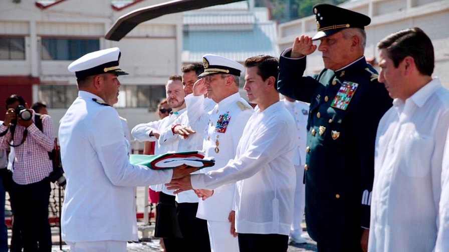 Realizan botadura del buque ARM Reformador Patrulla Oceánica de Largo Alcance (POLA 101)