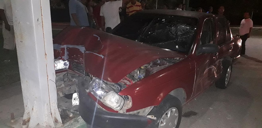 Ebrio chofer provoca accidente en Huatulco