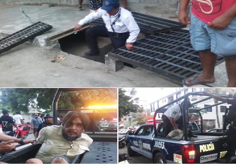 Policías viales Municipales capturan a presunto ladrón en Huatulco