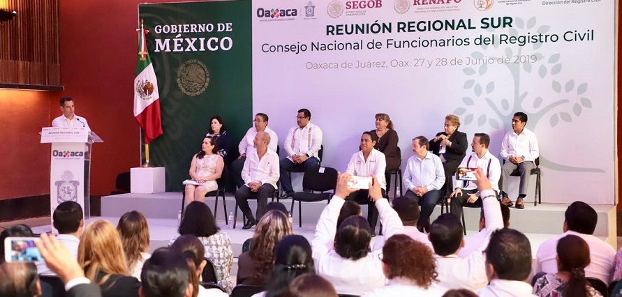 Oaxaca referente nacional en servicios registrales