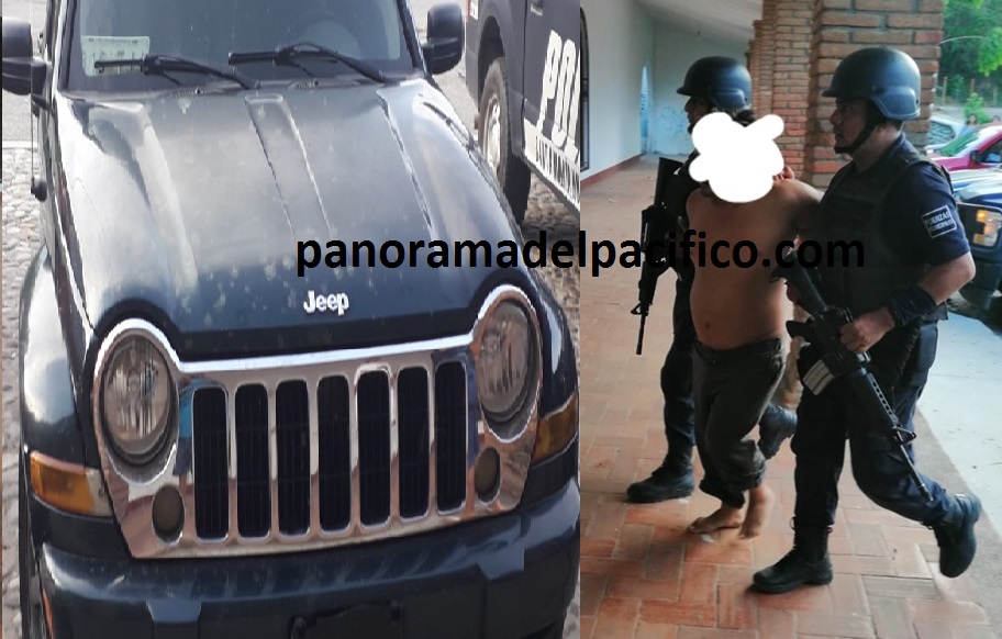 Detiene a delincuente después de robarle a tres carros, por denuncia de prestadores de servicios de Huatulco