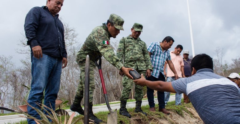 Entrega mil plantas de maguey a la SEDENA para reforestación en Huatulco