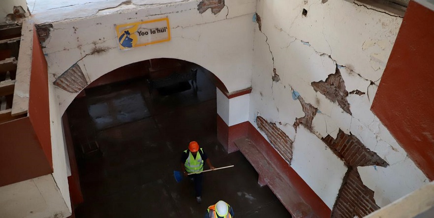 Inicia la reconstrucción del Palacio Municipal y Casa de la Cultura de Juchitán