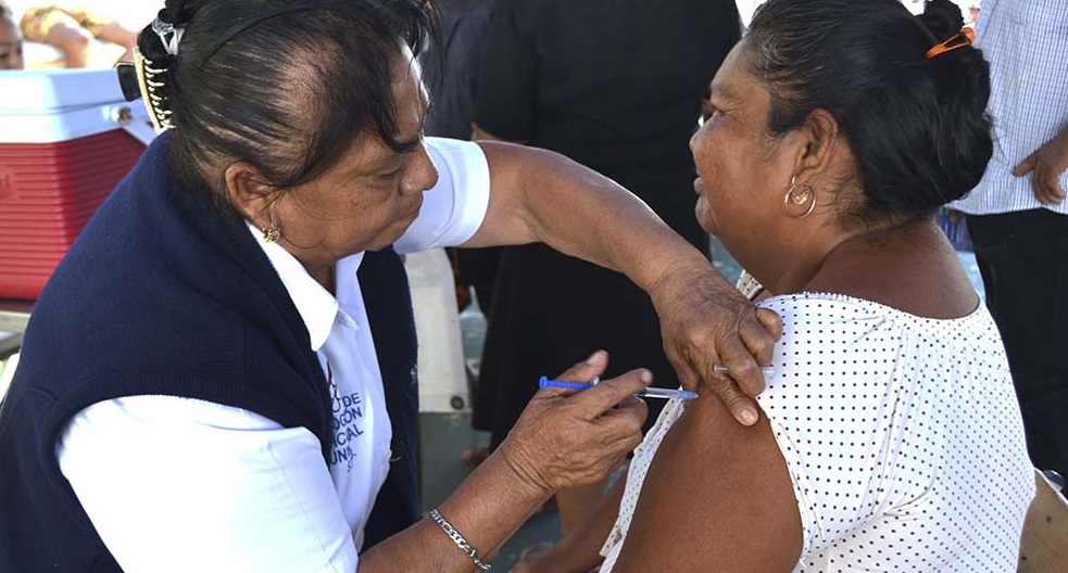 Se han aplicado 975 mil dosis de vacuna anti-influenza en todo el sector salud