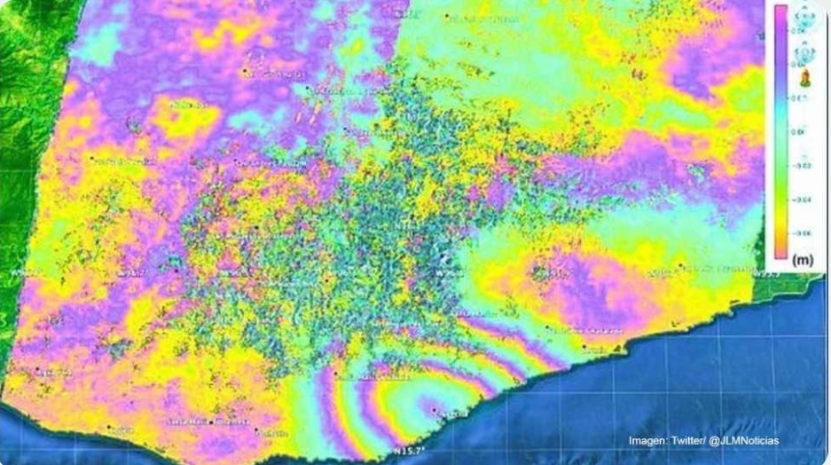 NASA: Sismo en Oaxaca desplazó casi medio metro la superficie terrestre