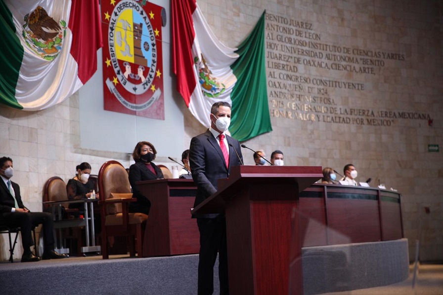 Entrega Poder Ejecutivo de Oaxaca Cuarto Informe, a la LXIV Legislatura del Congreso del Estado