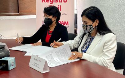 Establece IOAM y Registro Civil convenio de colaboración a favor de la comunidad migrante oaxaqueña