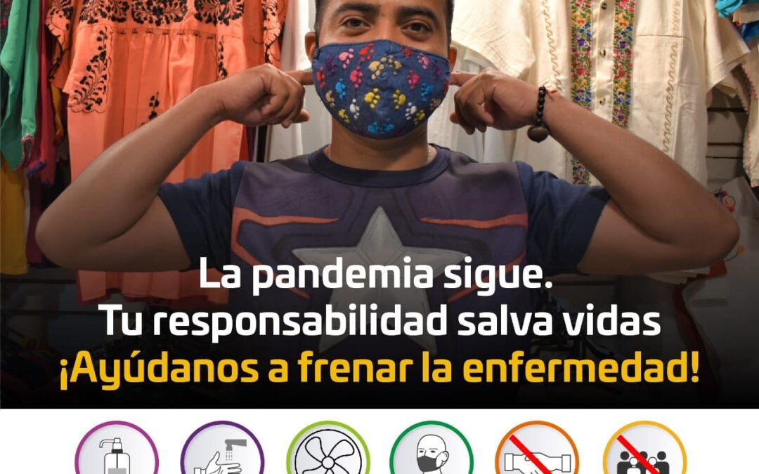 Uso correcto del cubrebocas, principal arma para prevenir el contagio y propagación del COVID-19: SSO