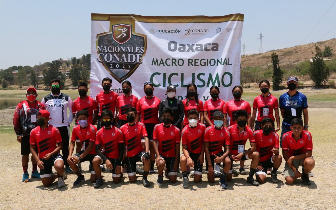 Oaxaca clasifica a un número histórico de ciclistas para los Nacionales Conade 2022